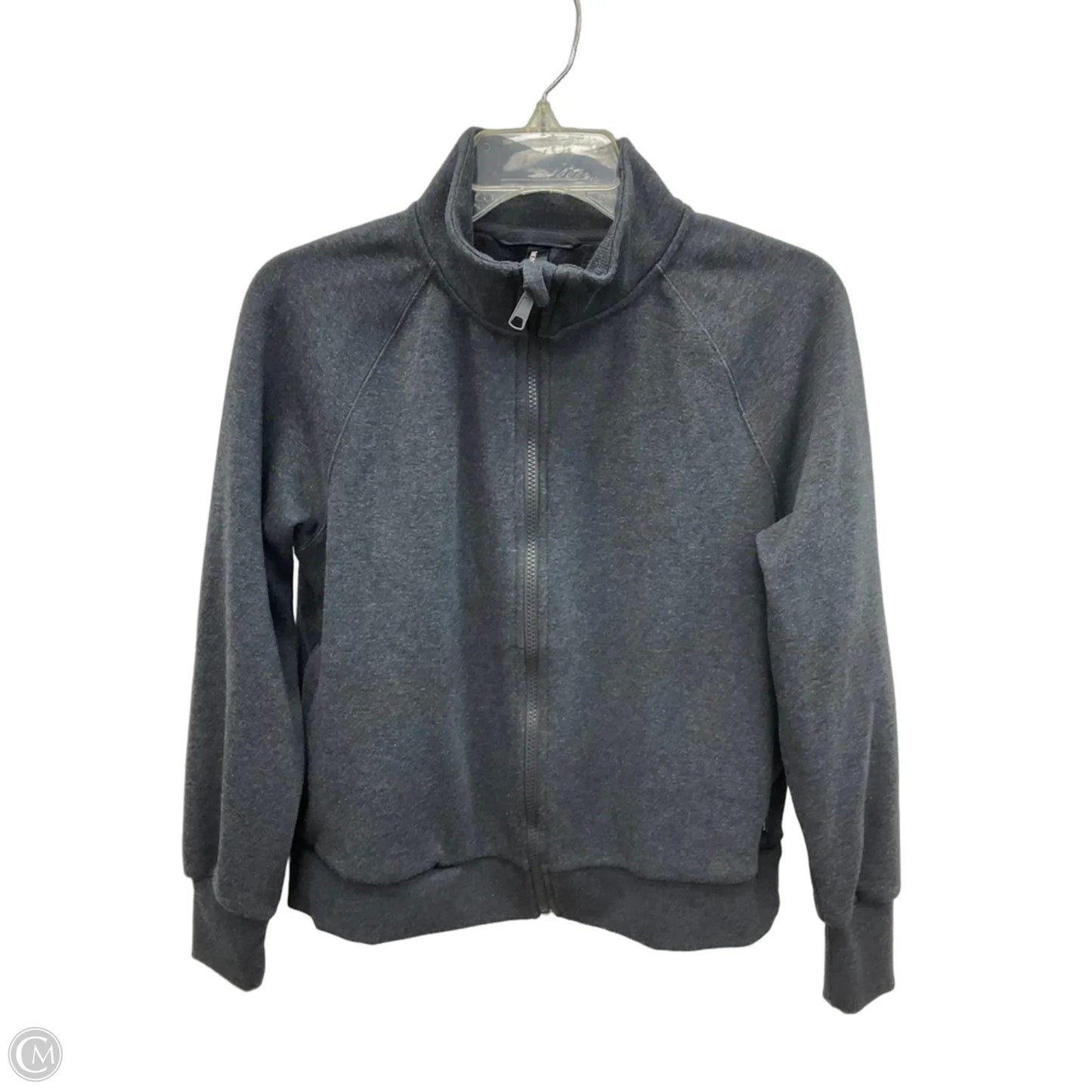 Athletic Jacket By Mondetta In Grey, Size: S