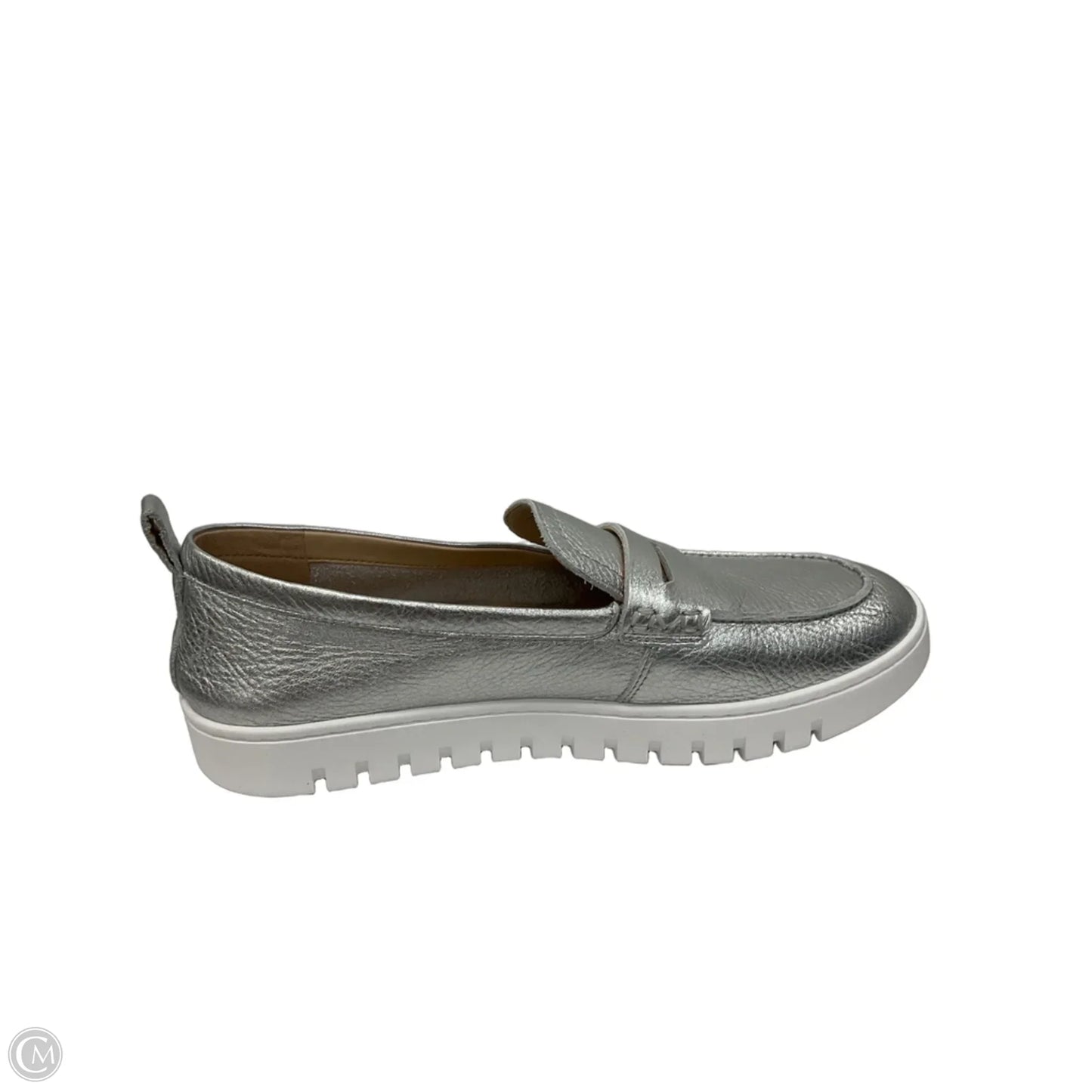 Shoes Flats By Vionic In Silver, Size: 11
