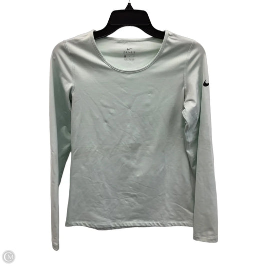 Athletic Top Long Sleeve Crewneck By Nike In Blue, Size: S