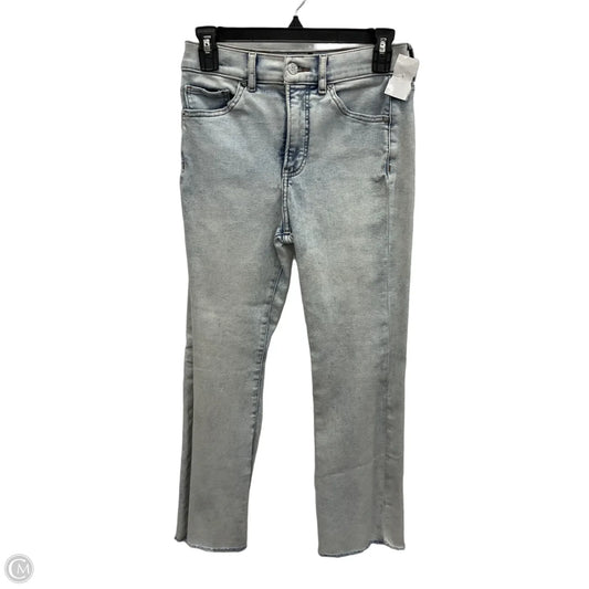 Jeans Flared By Express In Blue Denim, Size: 4
