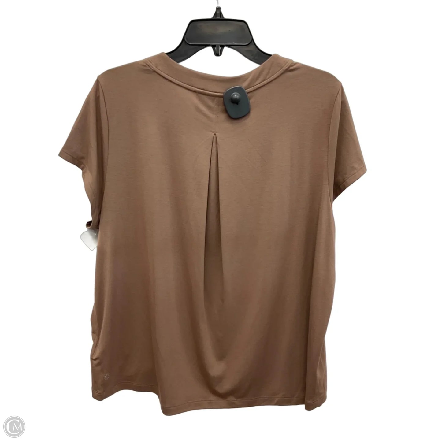 Athletic Top Short Sleeve By Athleta In Brown, Size: Sp