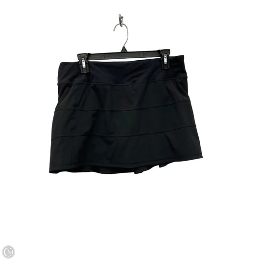 Athletic Skort By Lululemon In Black, Size: 10