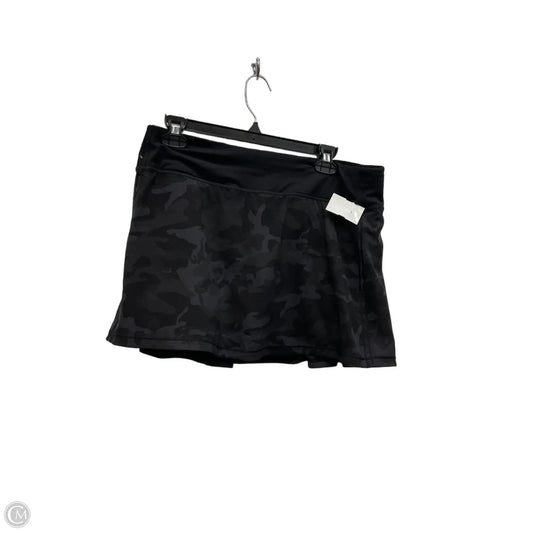 Athletic Skort By Lululemon In Camouflage Print, Size: 10