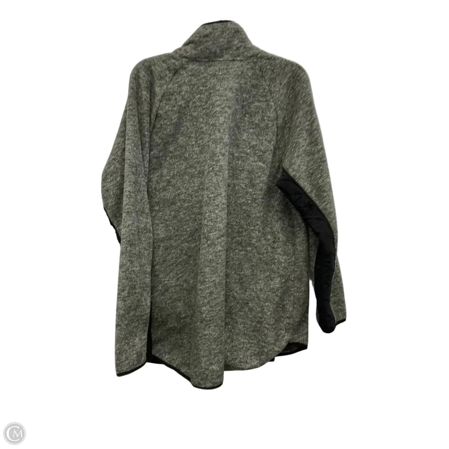 Athletic Top Long Sleeve Collar By Gameday Couture In Grey, Size: Xl