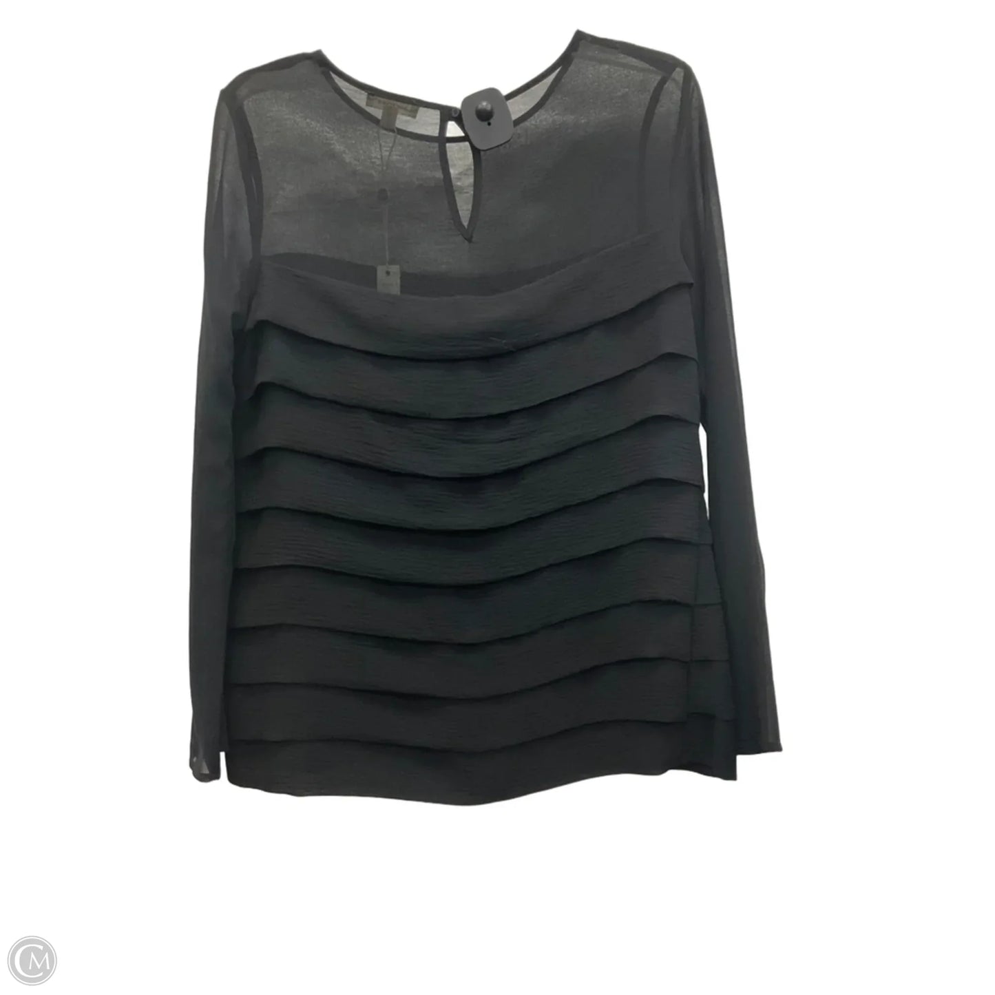Top Long Sleeve By Max Studio In Black, Size: Xs