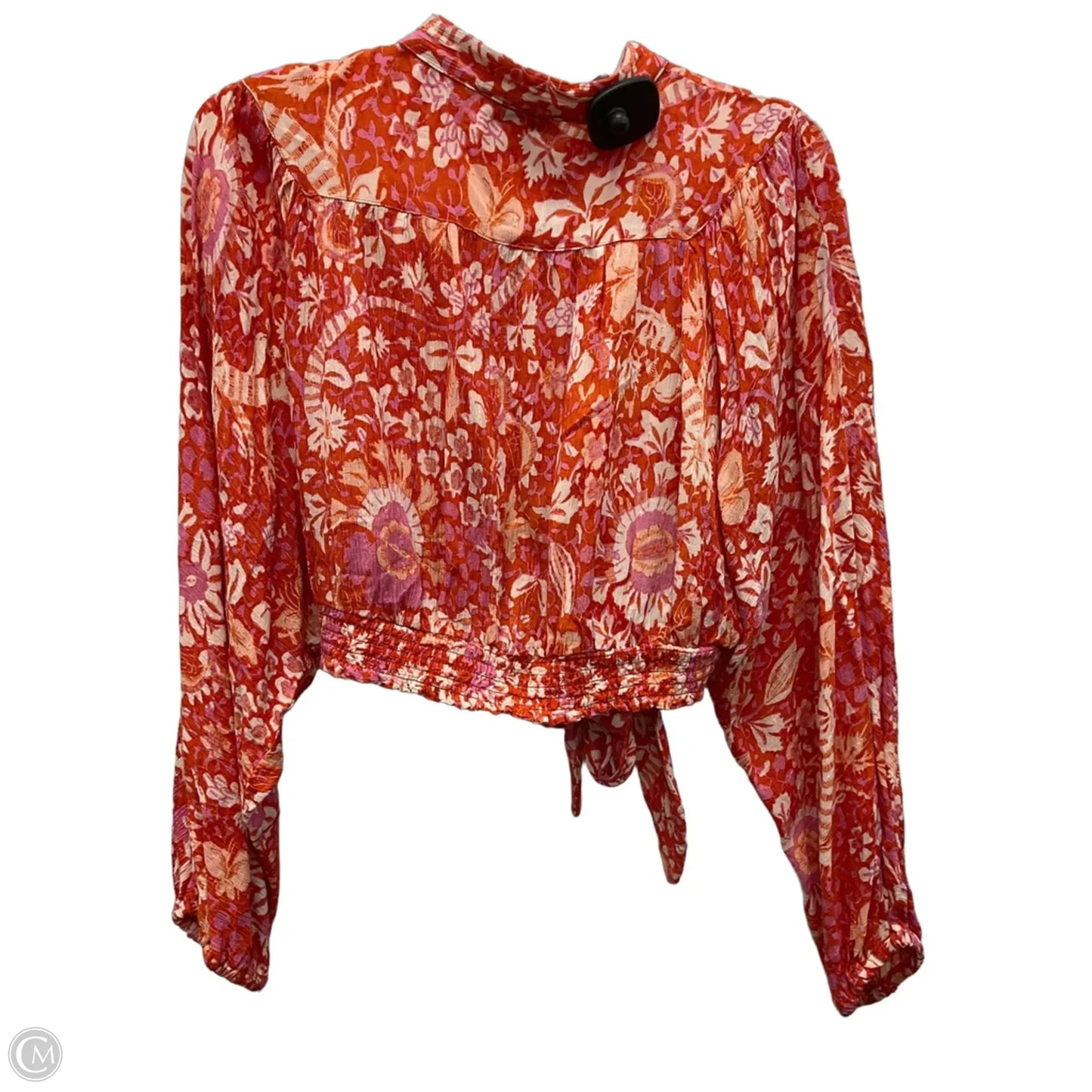 Top Long Sleeve By Rachel Zoe In Floral Print, Size: M