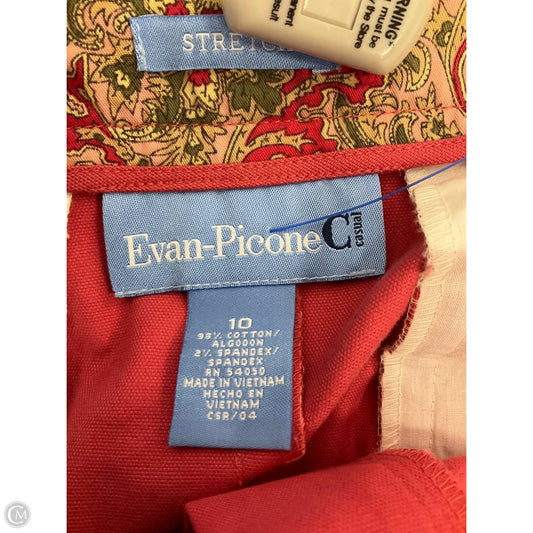 Skirt Midi By Evan-picone In Coral, Size: 10