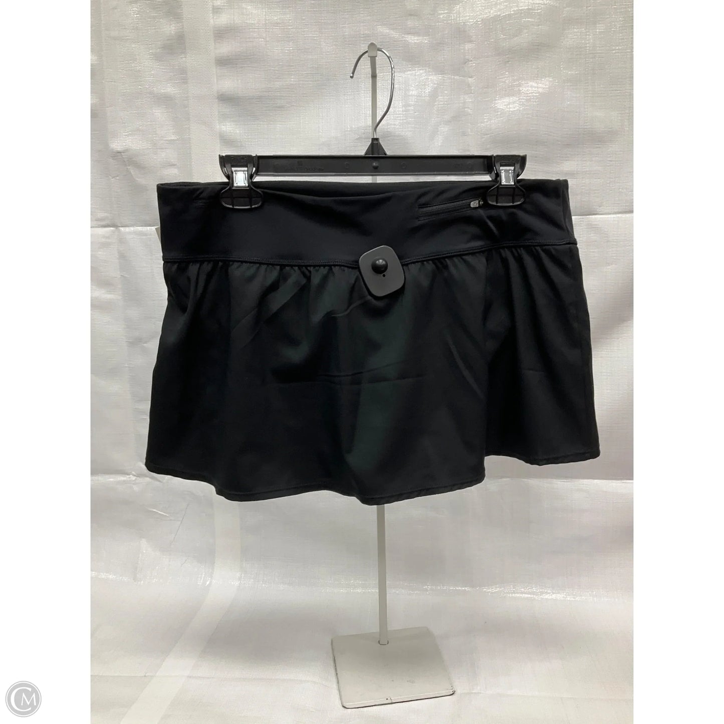 Athletic Skirt By Nike In Black, Size: L