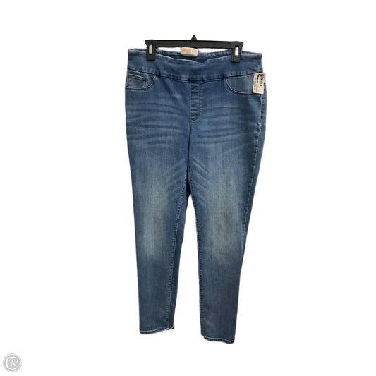 Jeans Skinny By Chicos In Blue, Size: 10