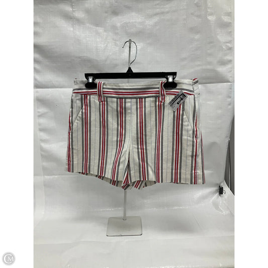 Shorts By Loft In Red & White, Size: S