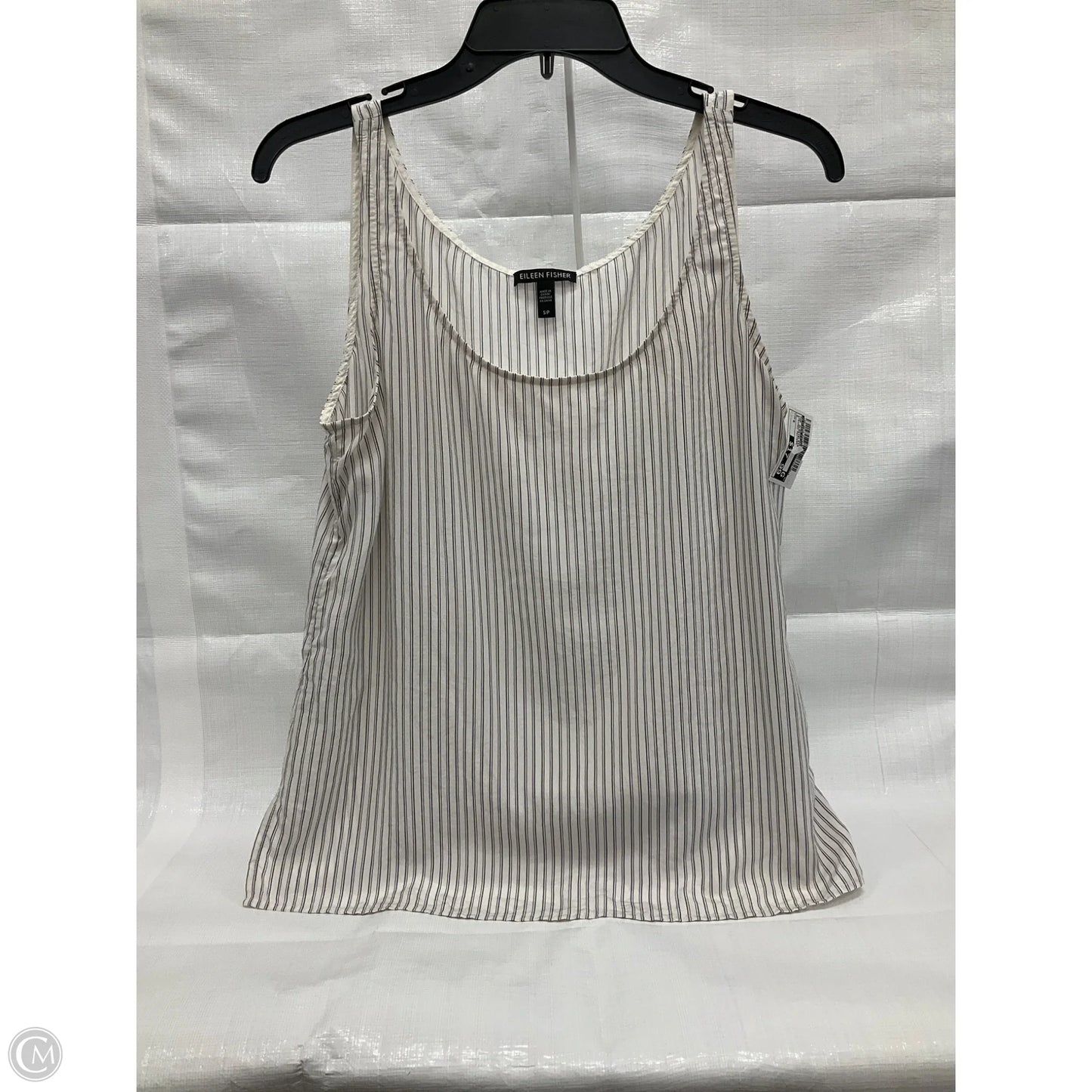Top Sleeveless By Eileen Fisher In Striped Pattern, Size: S