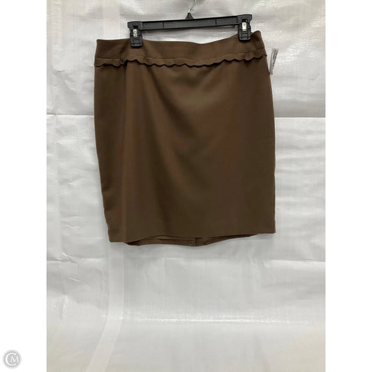 Skirt Mini & Short By Loft In Brown, Size: 10