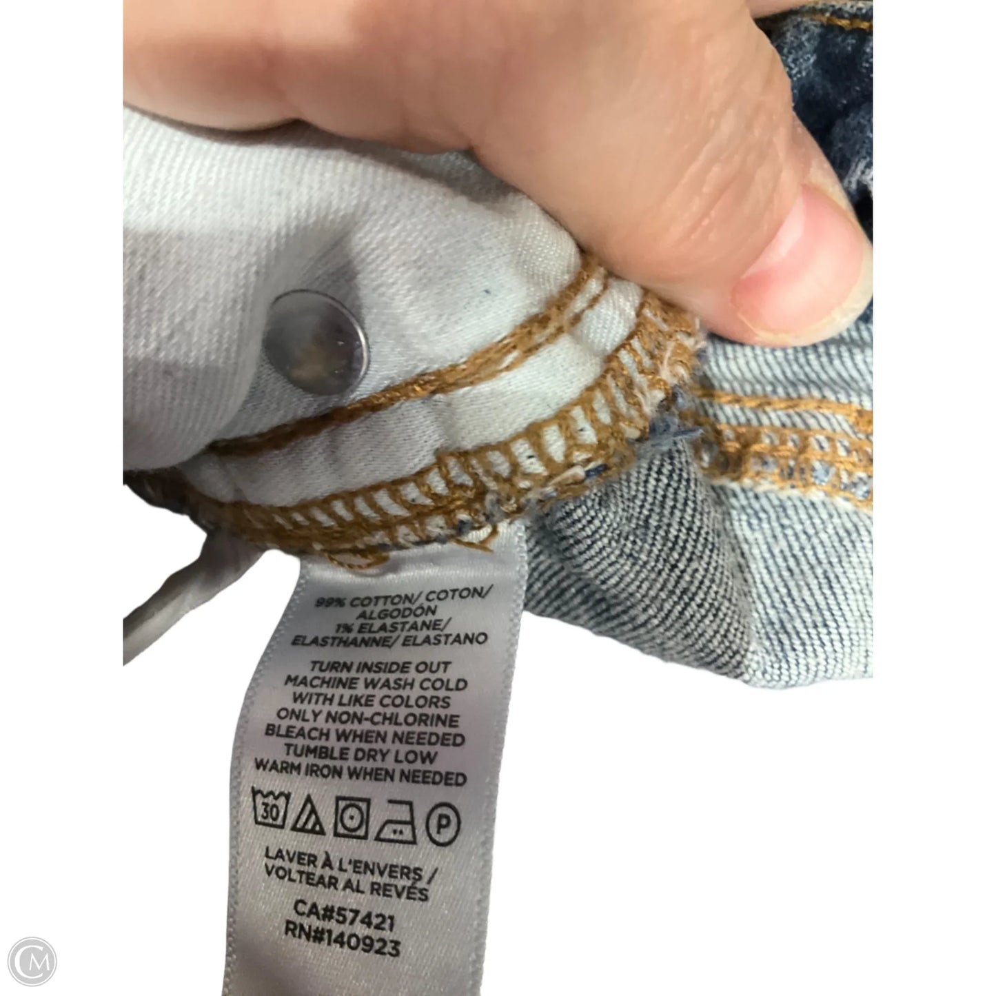 Jeans Straight By Loft In Blue, Size: 4