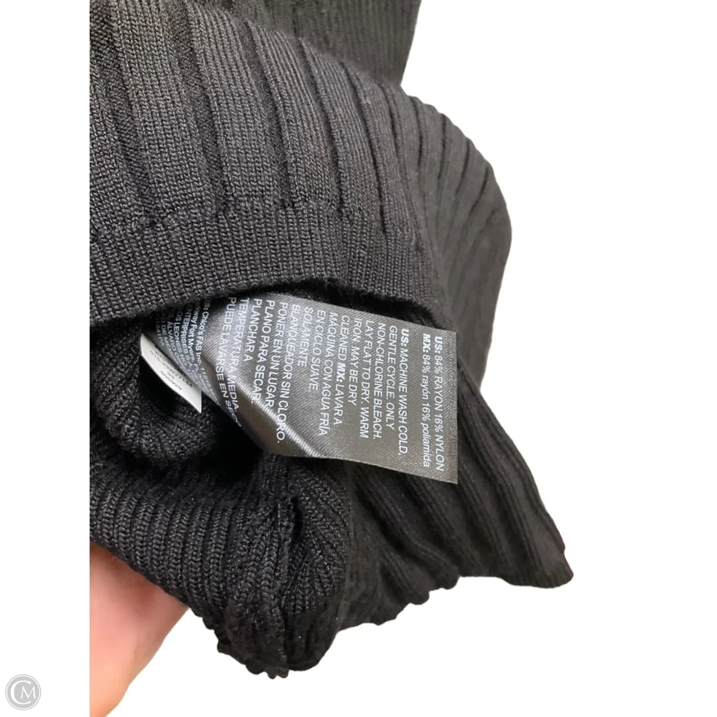 Top Long Sleeve By White House Black Market In Black, Size: Xs