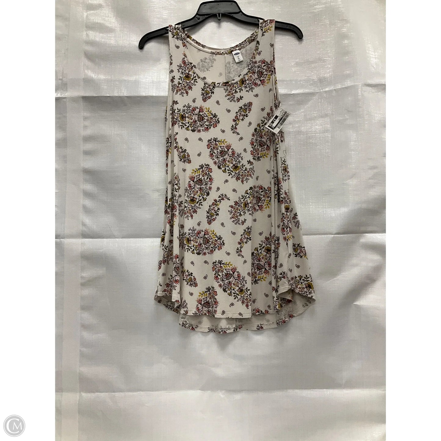 Top Sleeveless By Old Navy In Floral Print, Size: S
