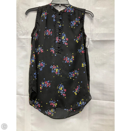 Top Sleeveless By Ann Taylor In Black, Size: Xs