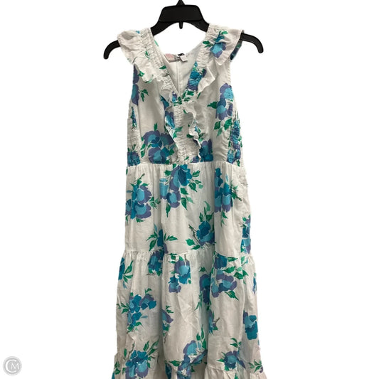 Dress Casual Maxi By J. Crew In Floral Print, Size: 4