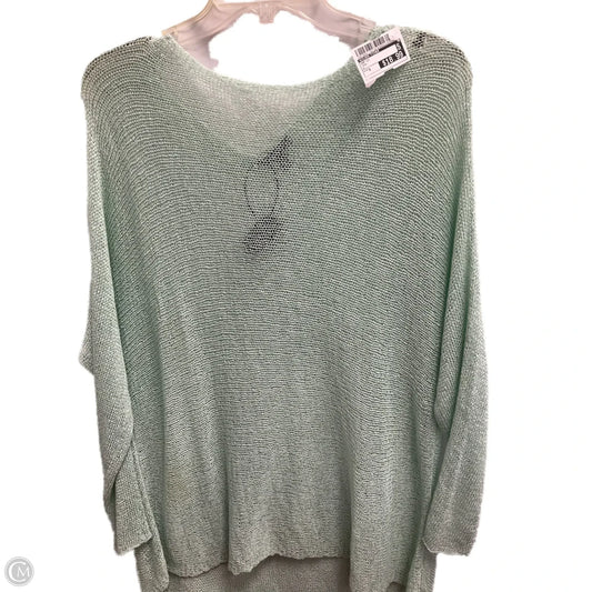 Top Long Sleeve By Eileen Fisher In Teal, Size: S