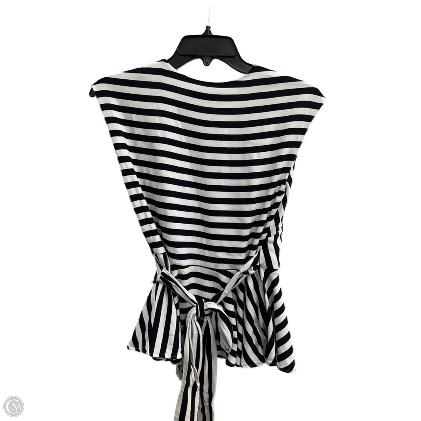 Top Sleeveless By Loft In Striped Pattern, Size: Xxsp