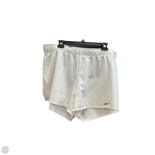 Athletic Shorts By Nike In White, Size: Xxl