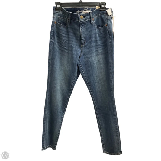 Jeans Skinny By Universal Thread In Blue Denim, Size: 8