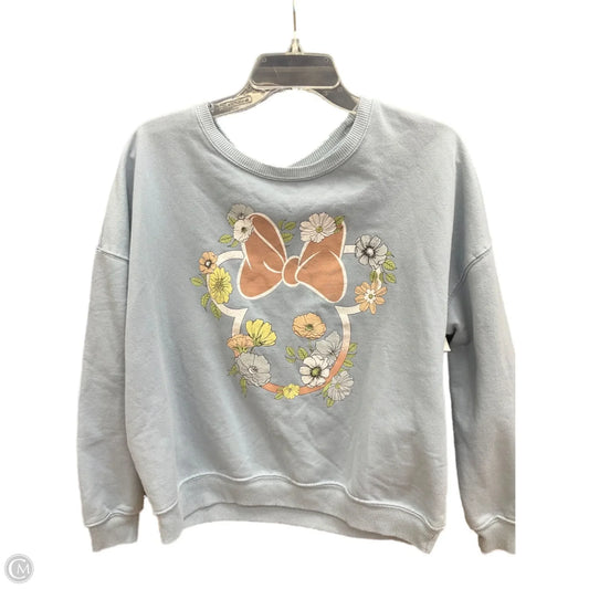 Sweatshirt Crewneck By Disney Store In Blue, Size: L
