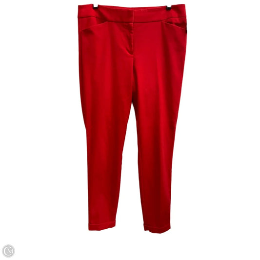 Pants Dress By Loft In Red, Size: 10