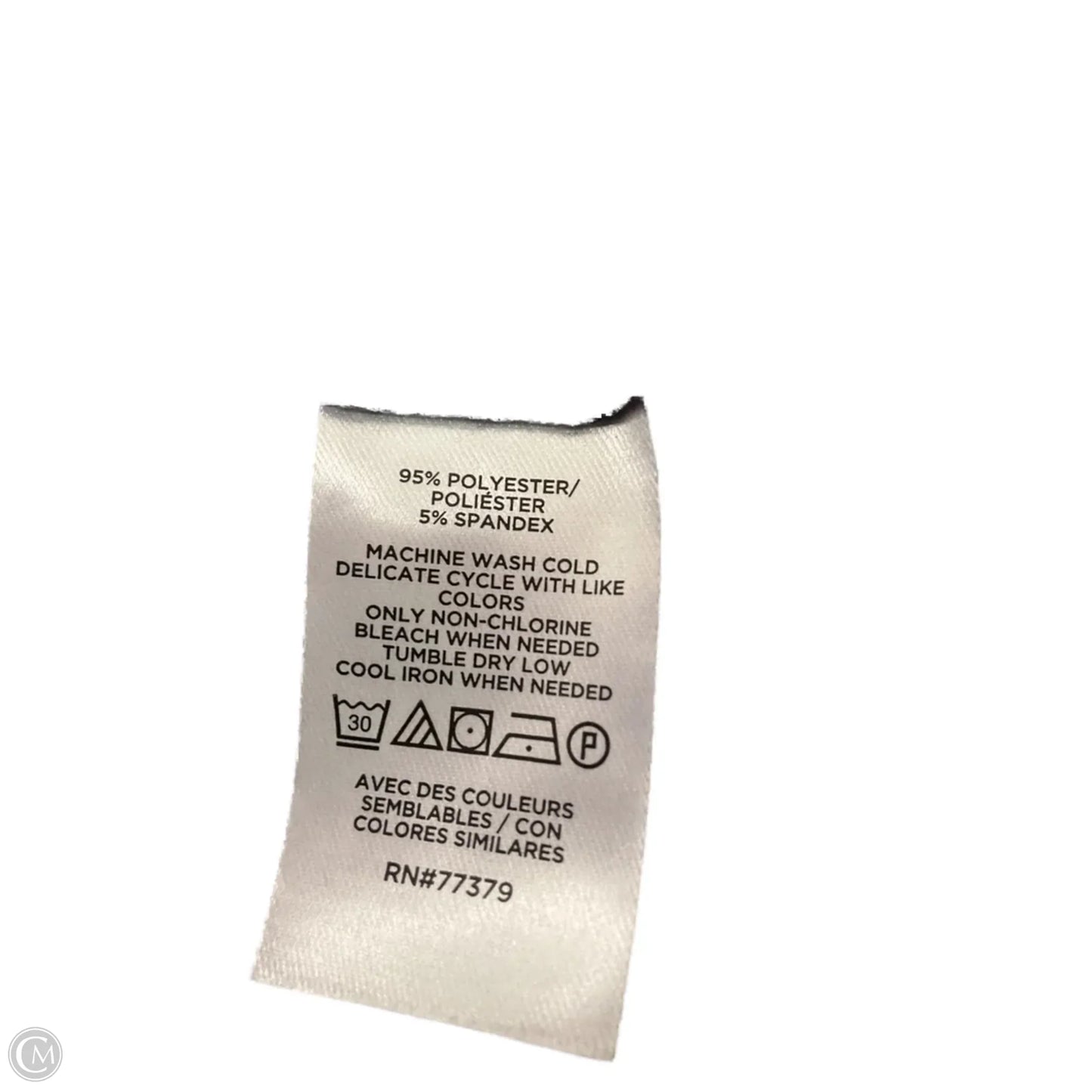 Dress Casual Midi By Ann Taylor In Black & White, Size: M