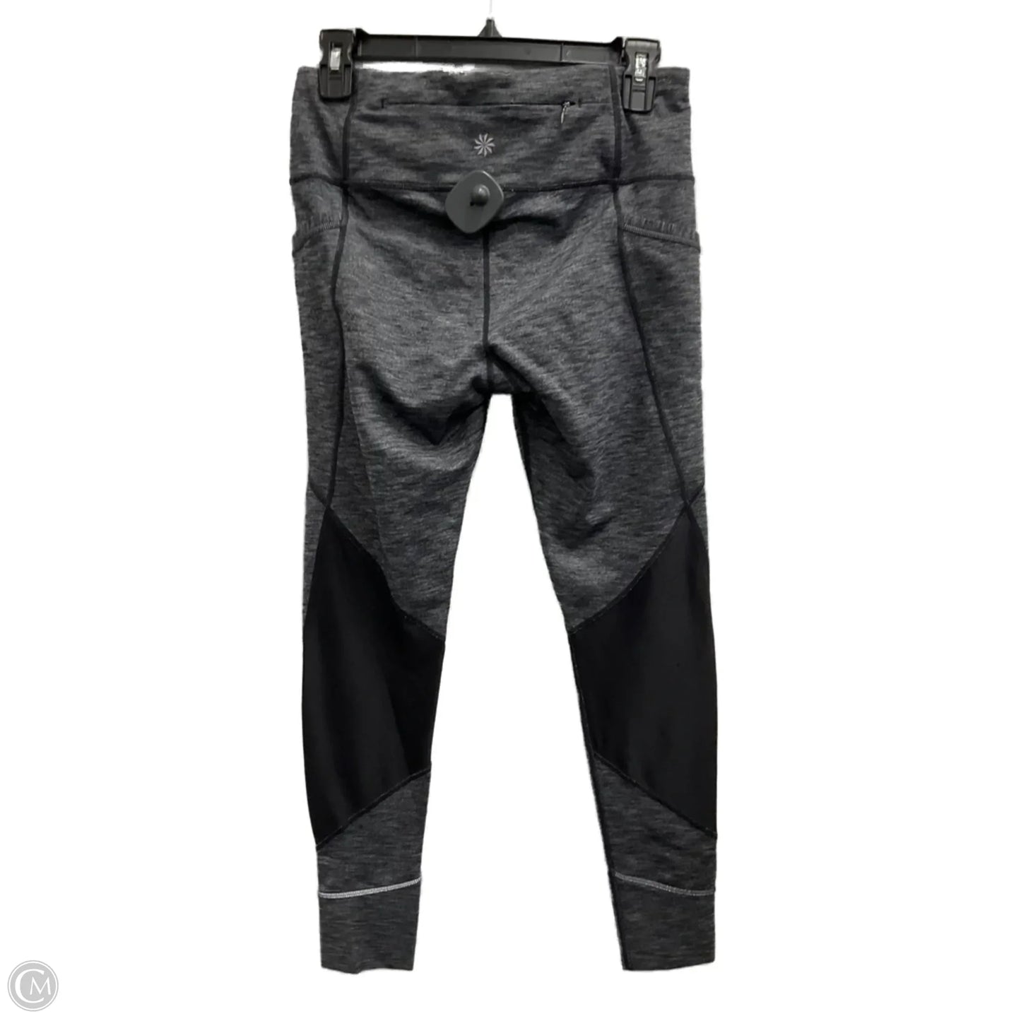 Athletic Leggings By Athleta In Grey, Size: M