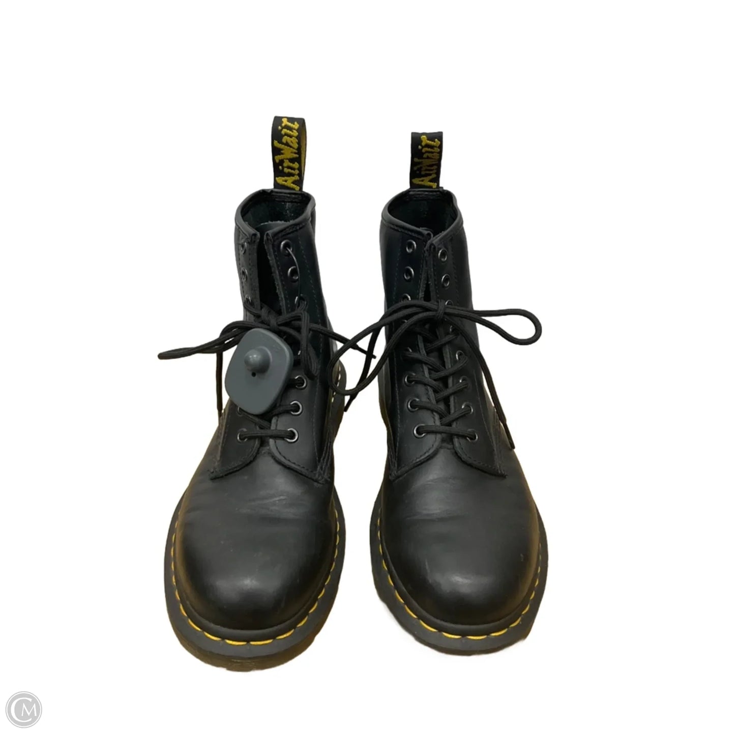 Boots Leather By Dr Martens In Black, Size: 9