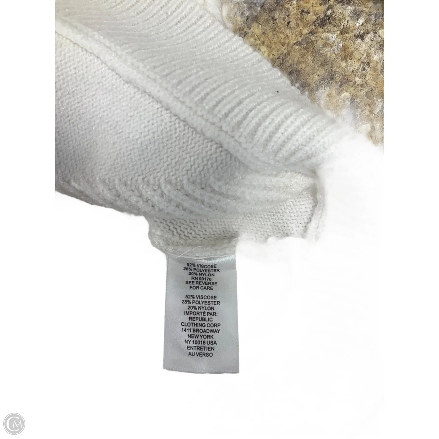 Sweater By T Tahari In White, Size: S