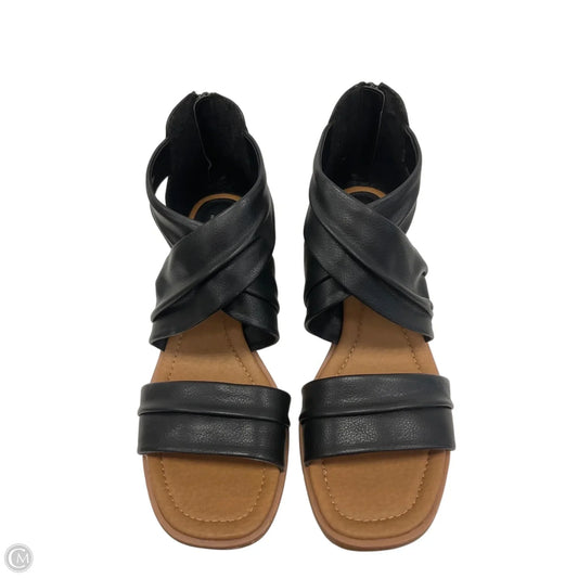 Sandals Heels Wedge By Sofft In Black, Size: 10