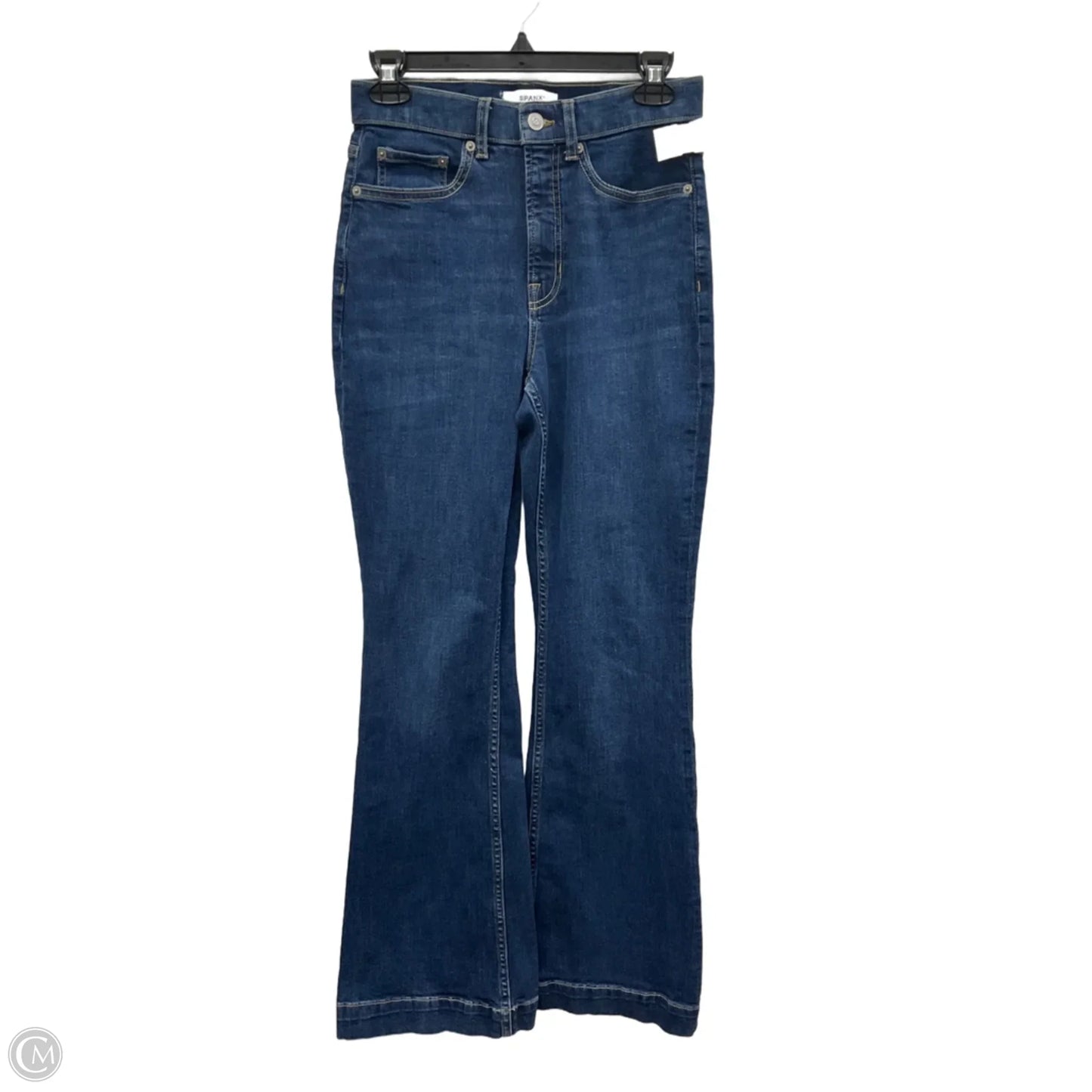 Jeans Flared By Spanx In Blue Denim, Size: 6