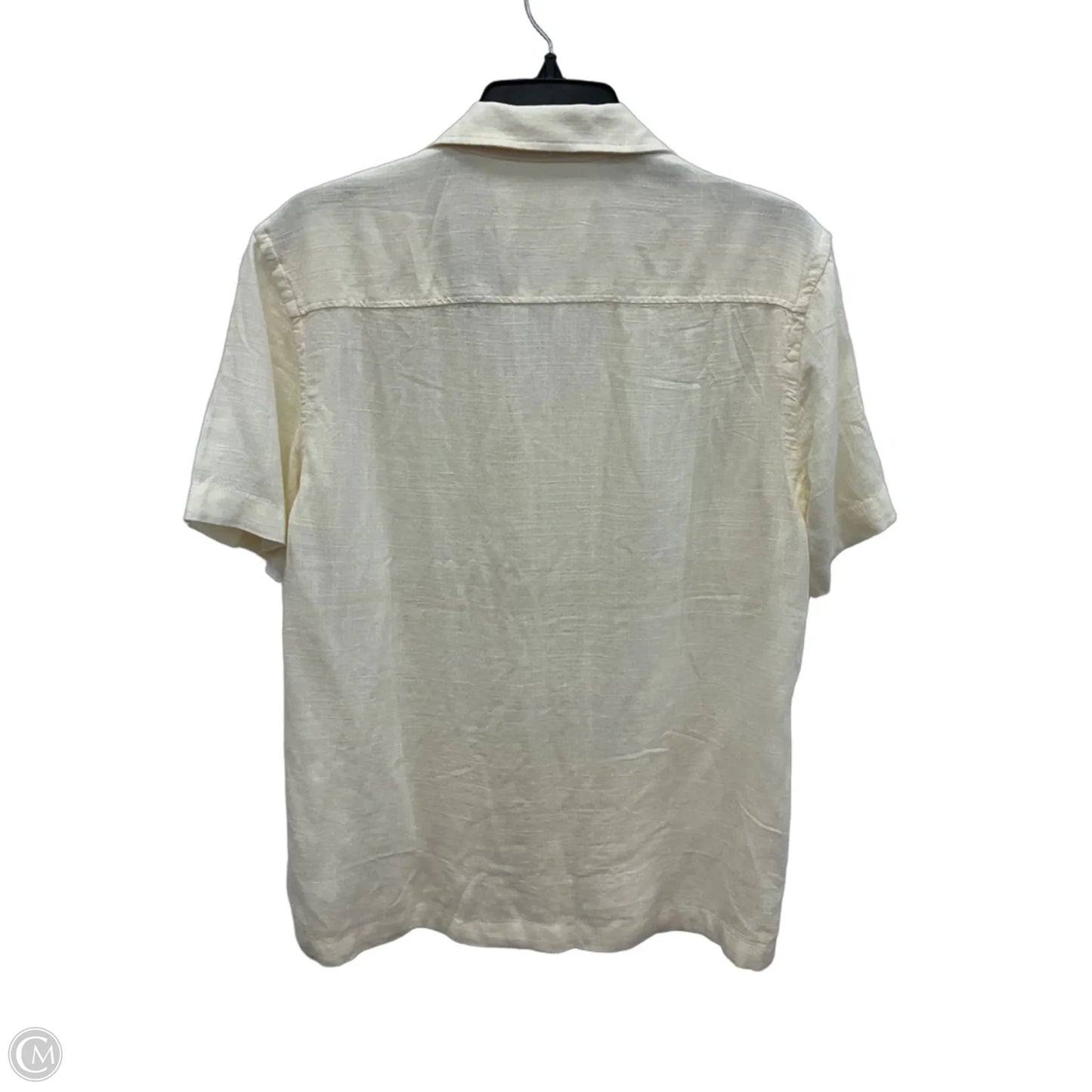 Top Short Sleeve By Cmc In White, Size: S