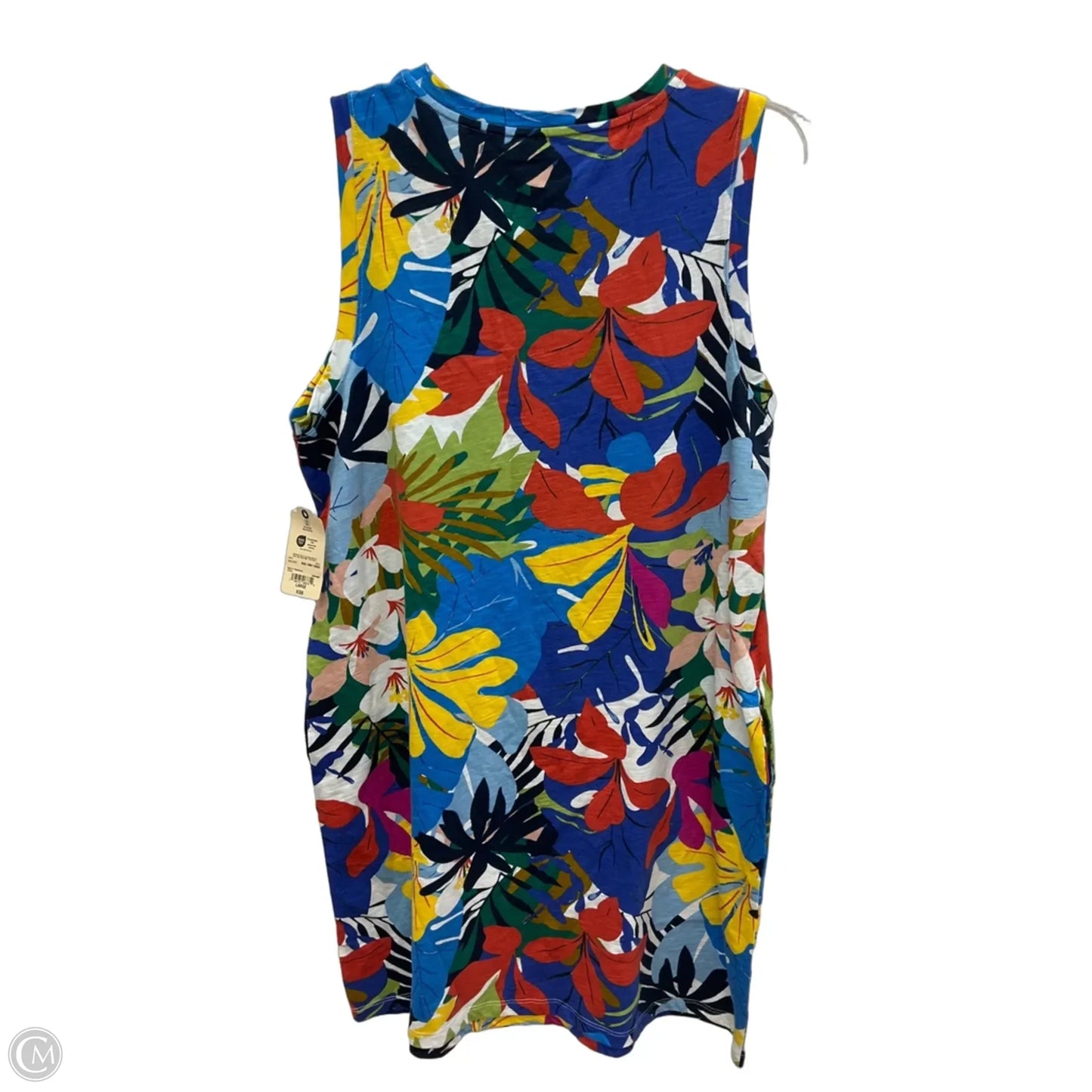Dress Casual Midi By St Johns Bay In Floral Print, Size: L