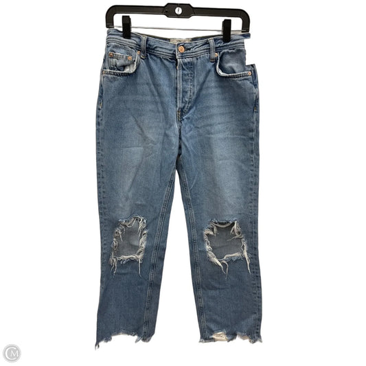 Jeans Straight By We The Free In Blue Denim, Size: 4
