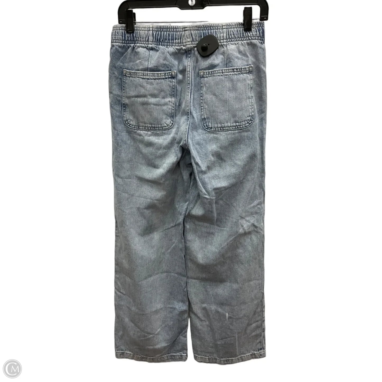 Jeans Wide Leg By Gap In Blue Denim, Size: Xs