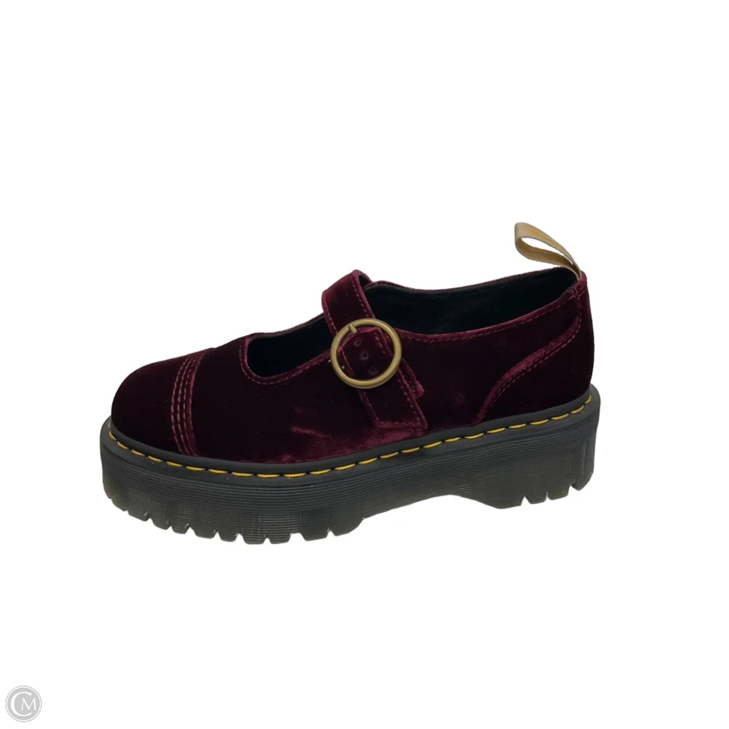 Shoes Flats By Dr Martens In Red, Size: 9