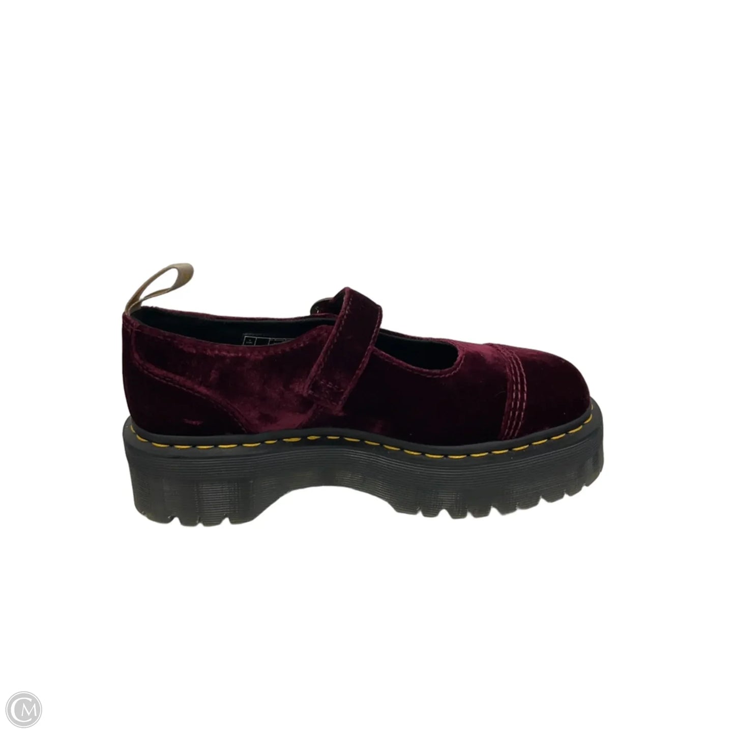 Shoes Flats By Dr Martens In Red, Size: 9