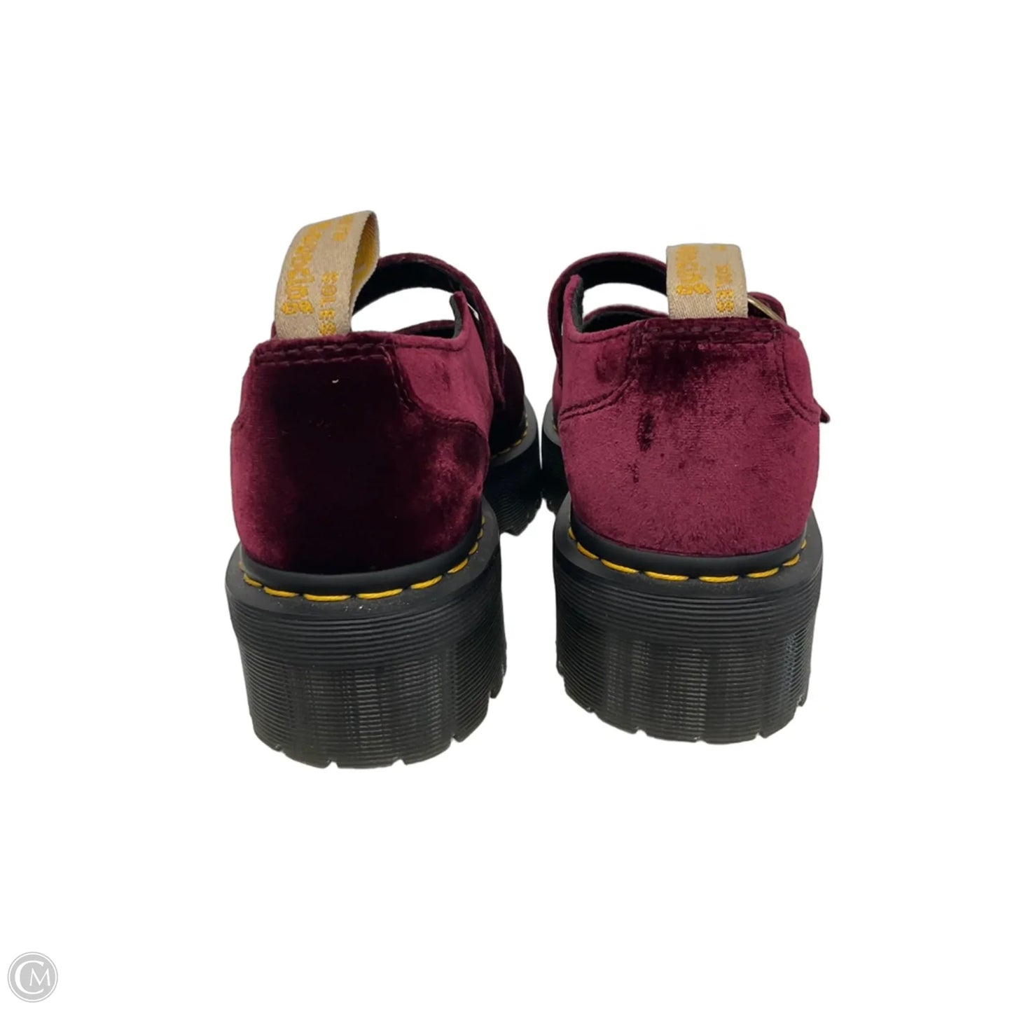 Shoes Flats By Dr Martens In Red, Size: 9