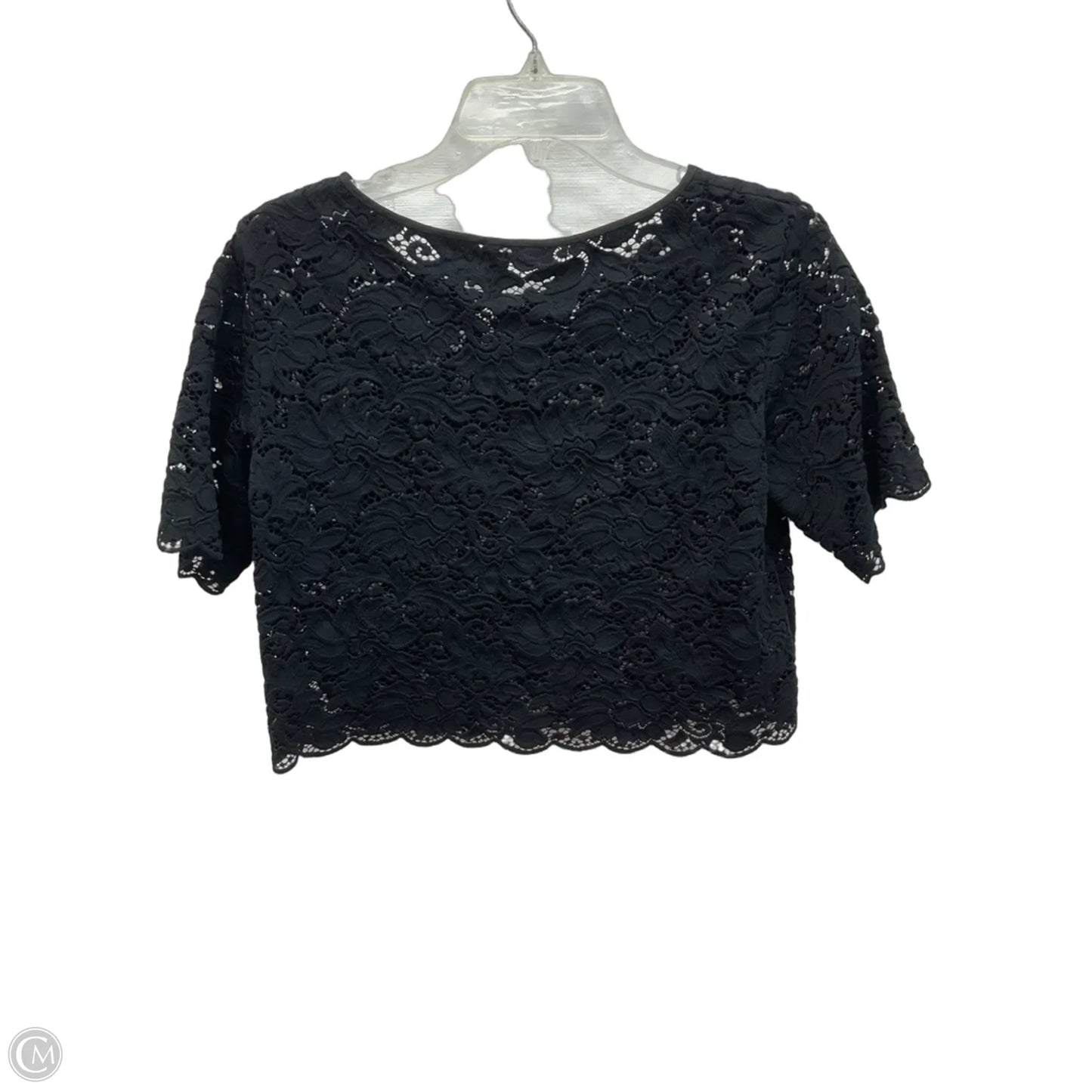 Top Short Sleeve By Club Monaco In Black, Size: Xs