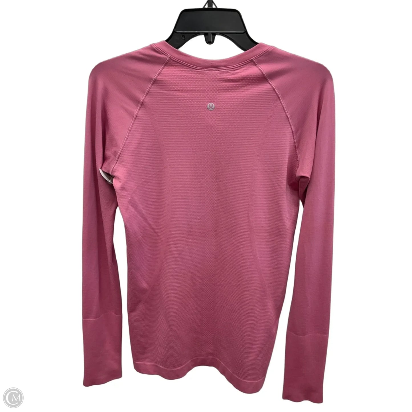 Athletic Top Long Sleeve Crewneck By Lululemon In Pink, Size: M