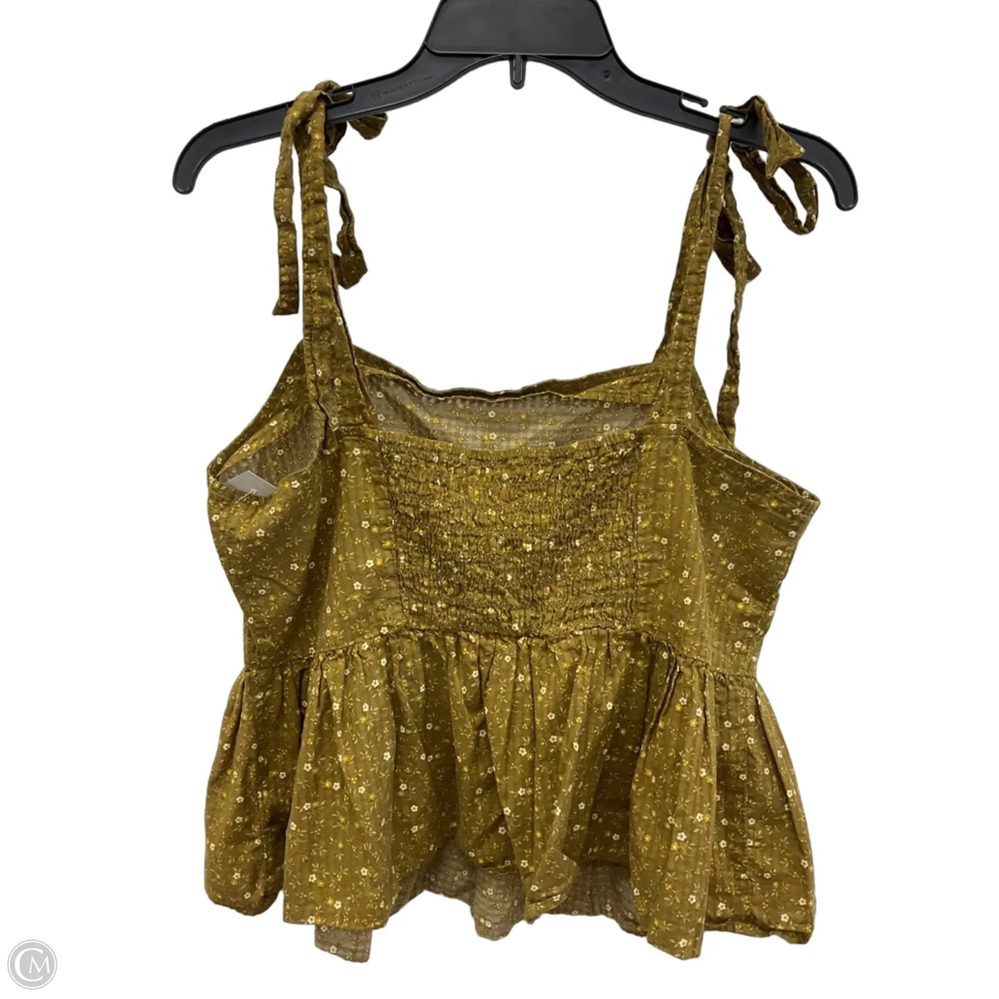 Top Sleeveless By Madewell In Green, Size: L