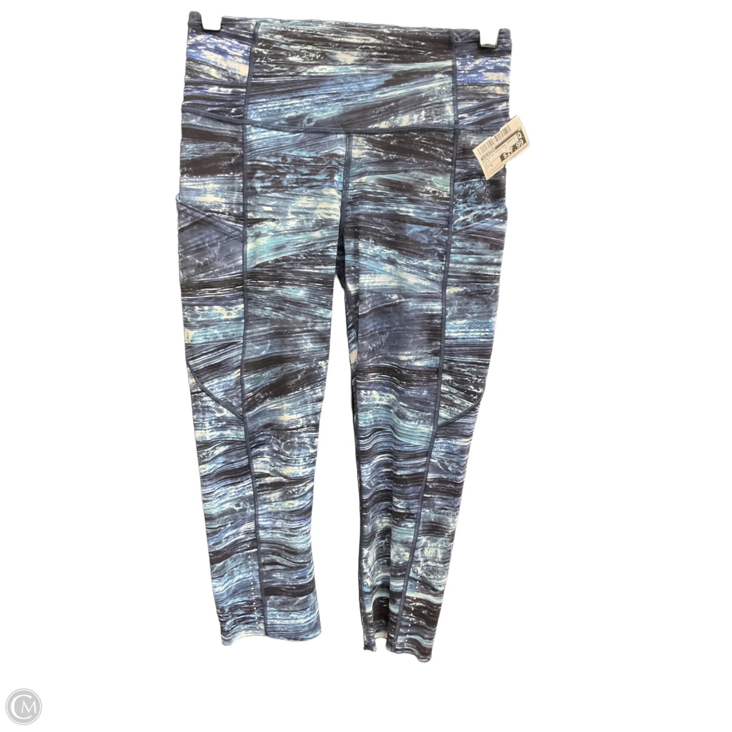 Athletic Leggings Capris By Lululemon In Blue, Size: 6