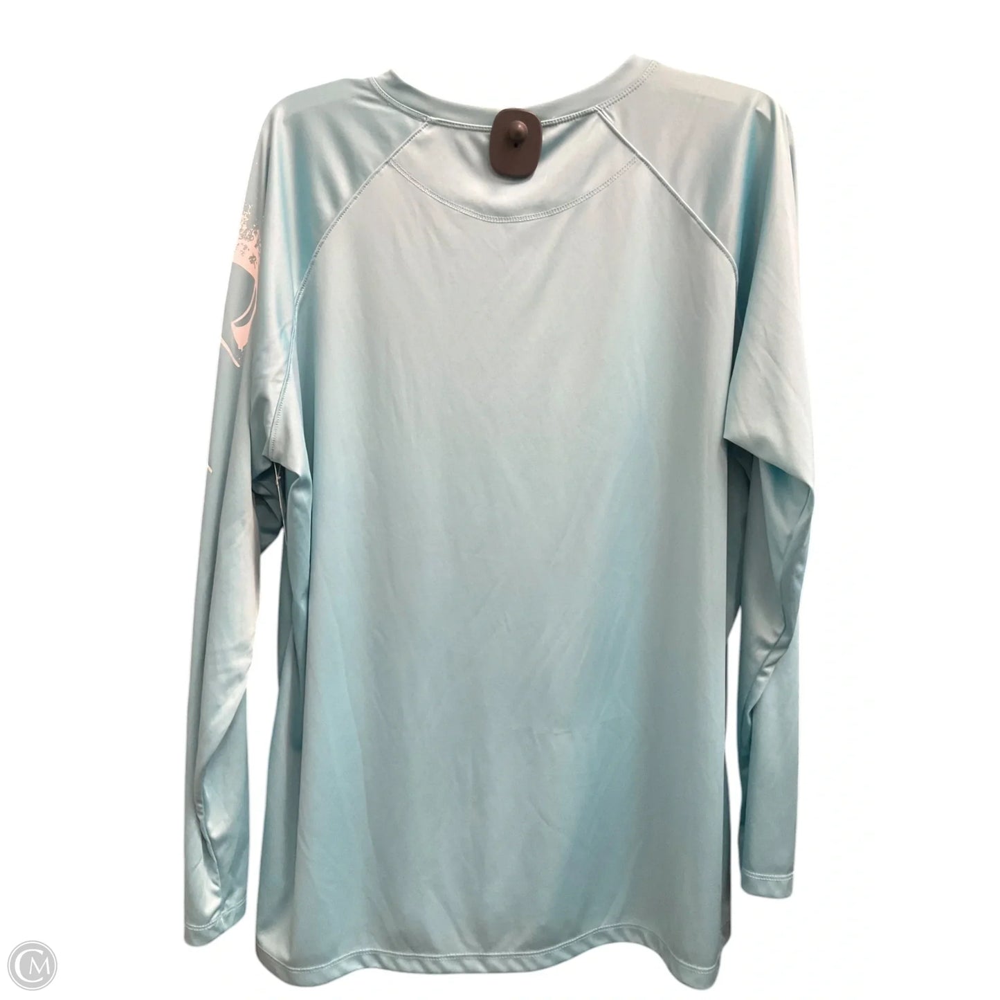 Athletic Top Long Sleeve Crewneck By Columbia In Blue, Size: 2x