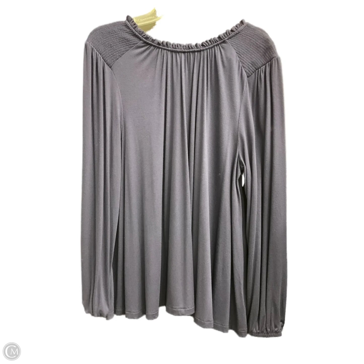 Top Long Sleeve By Lane Bryant In Blue, Size: 16