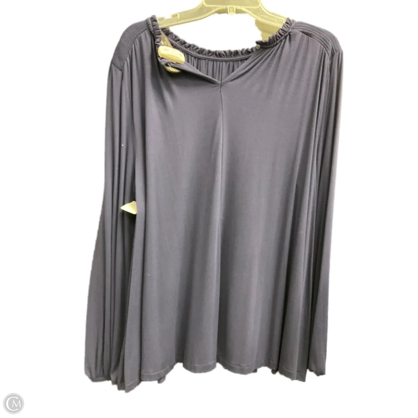 Top Long Sleeve By Lane Bryant In Blue, Size: 16