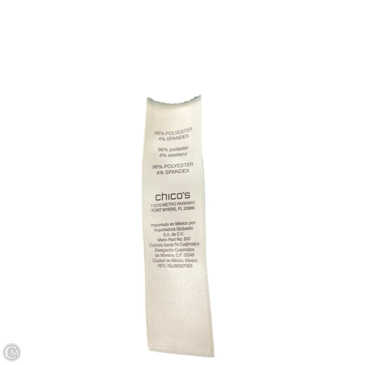 Top Short Sleeve Basic By Chicos In Green, Size: L