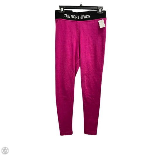 Athletic Leggings By The North Face In Pink, Size: M