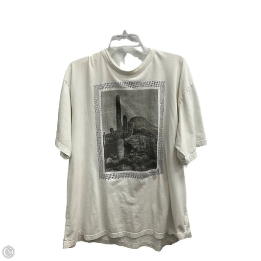 Top Short Sleeve Basic By Old Navy In Cream, Size: Xl